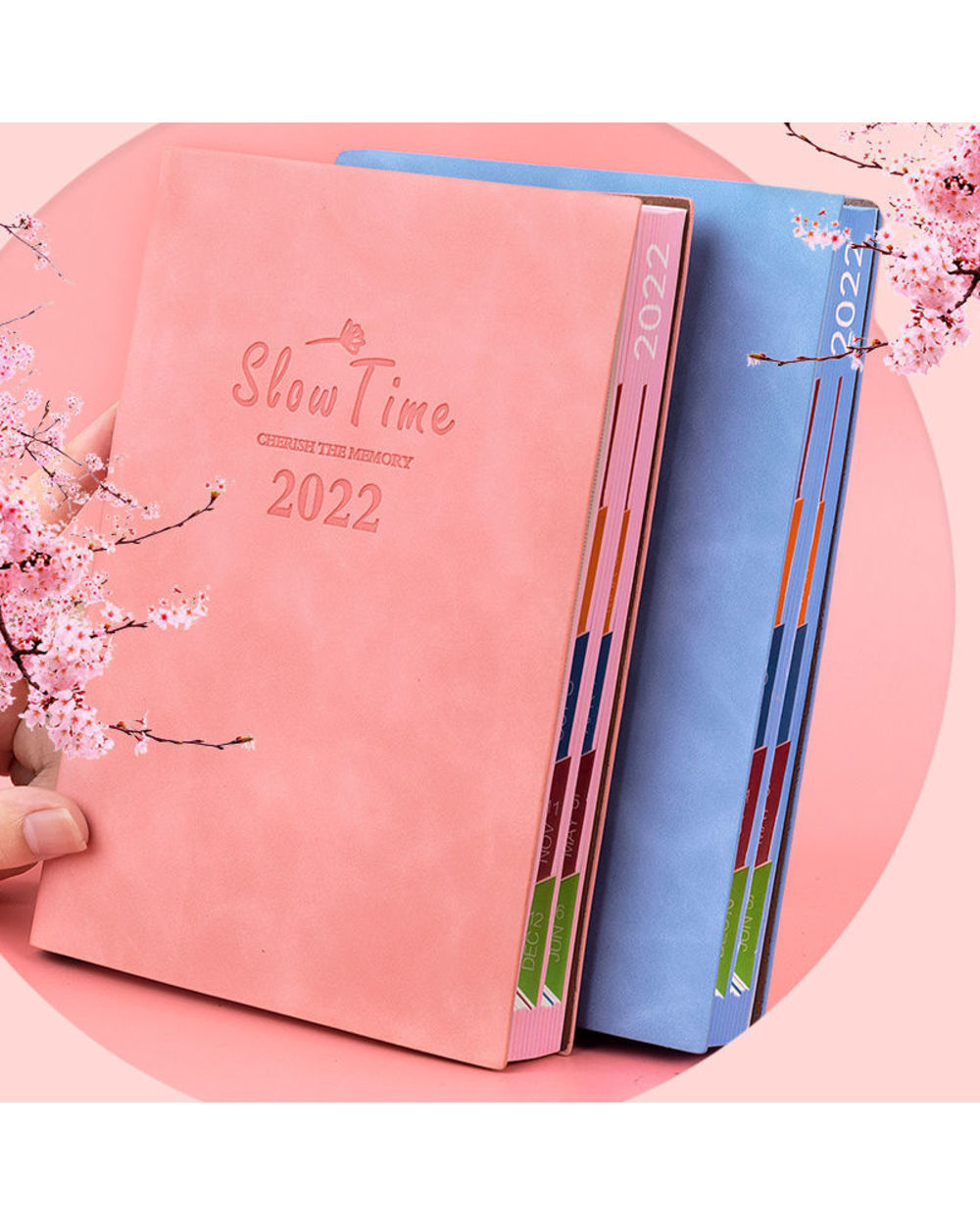 2022 New A5 Schedule Daily Planner Self-Discipline Time Management Efficiency Manual Candy Colors Pretty Notebooks For front-0