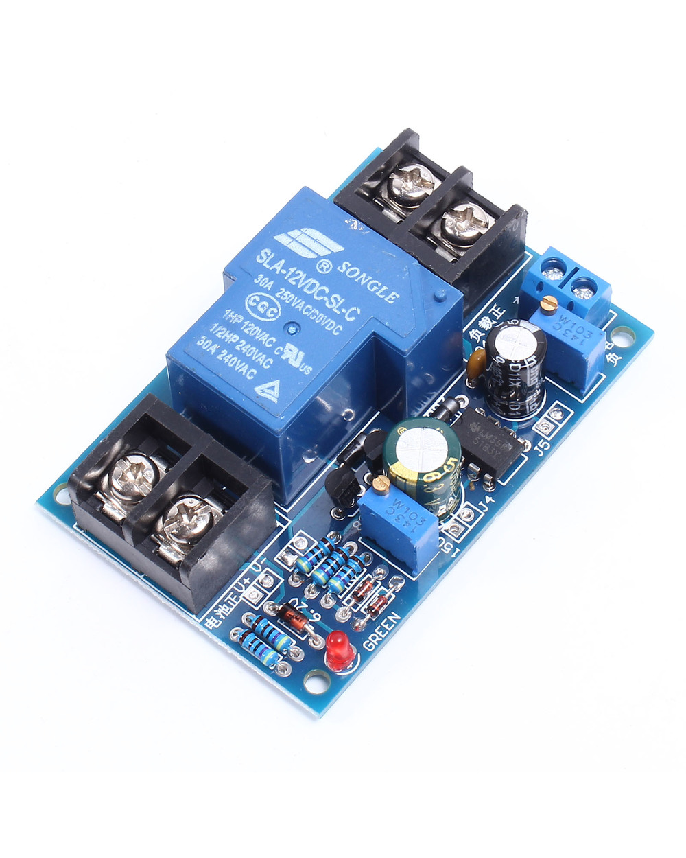 12V Battery Protection Module Discharge Board Anti-Over Automatically Restore Low Voltage With Led Indicator Light front-5