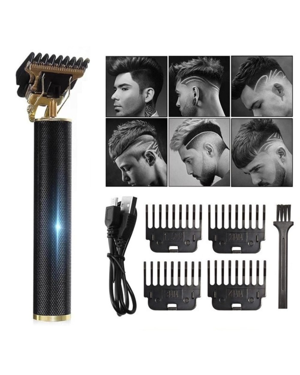 T9 0Mm Professional Hair Trimmer For Men Electric Hair Clipper Lithium Hair Cutting Machine For Hair Shaver Beard Barber front-0