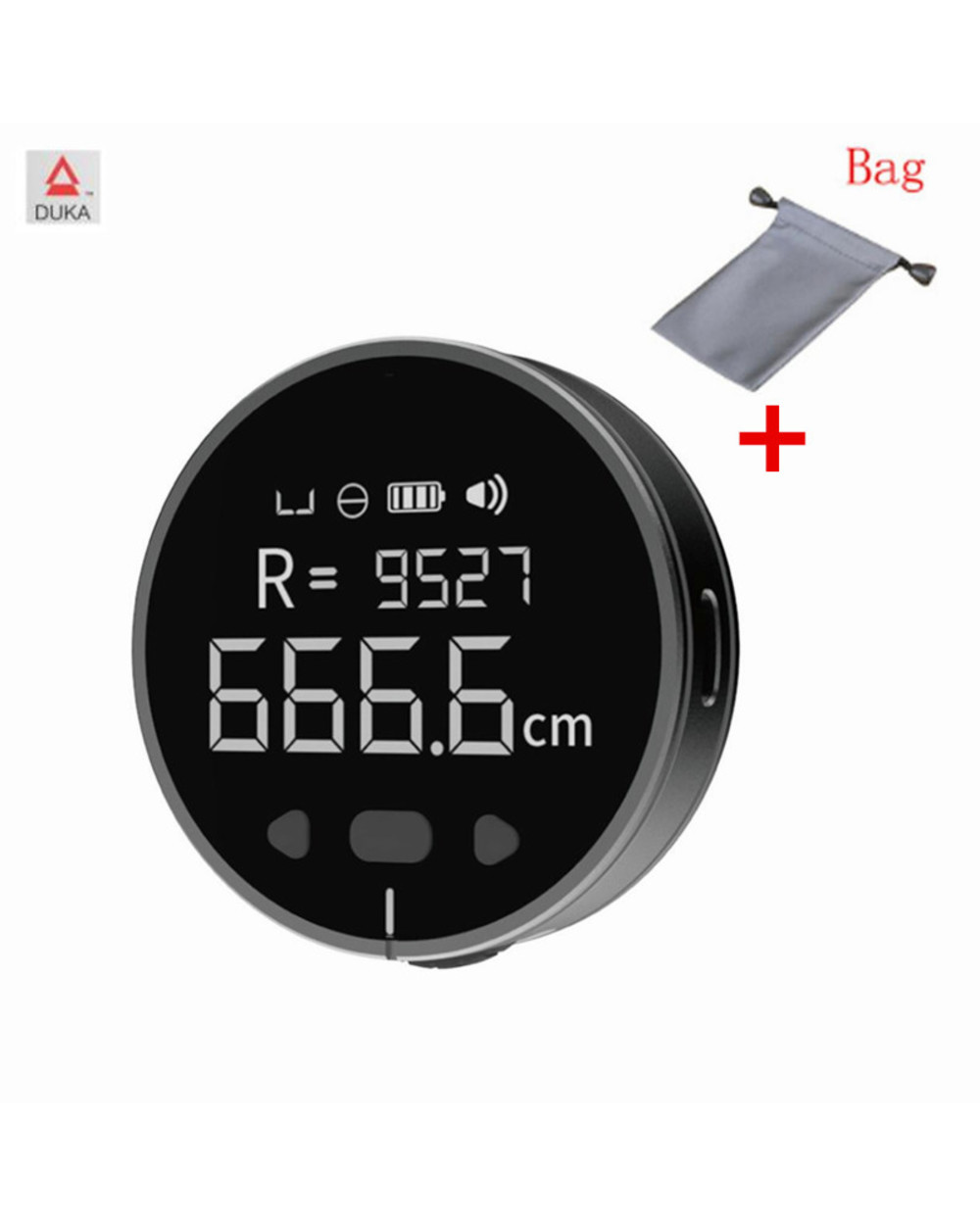 Little Electronic Ruler Tape HD LCD Screen front-0