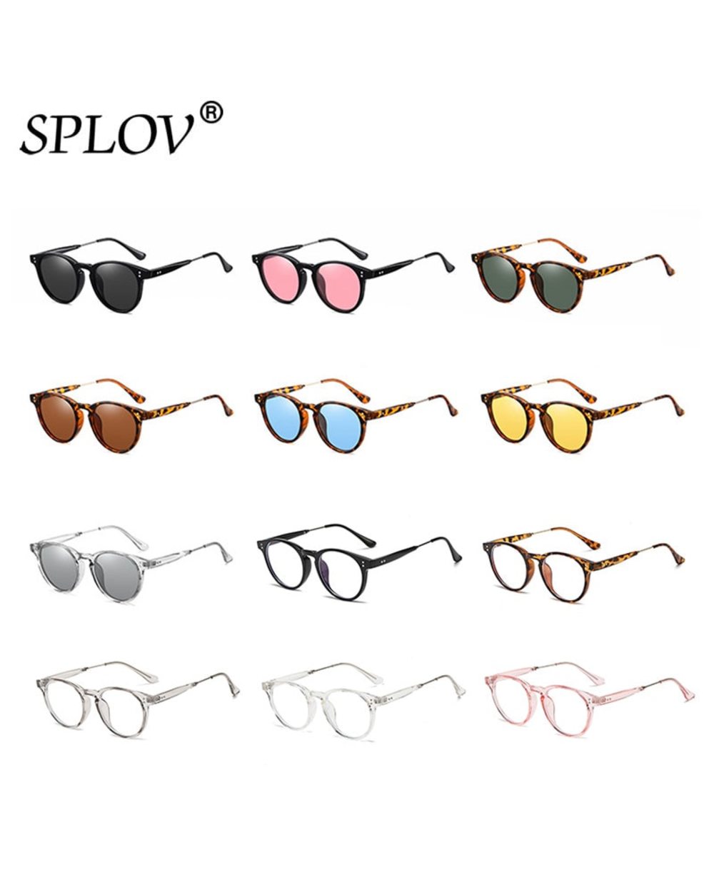 Fashion Polarized Sunglasses Women Men Driving Shades Tr90 Frame Vintage Round Sun Glasses Oculos De Sol Uv400 Anti Blu front-4