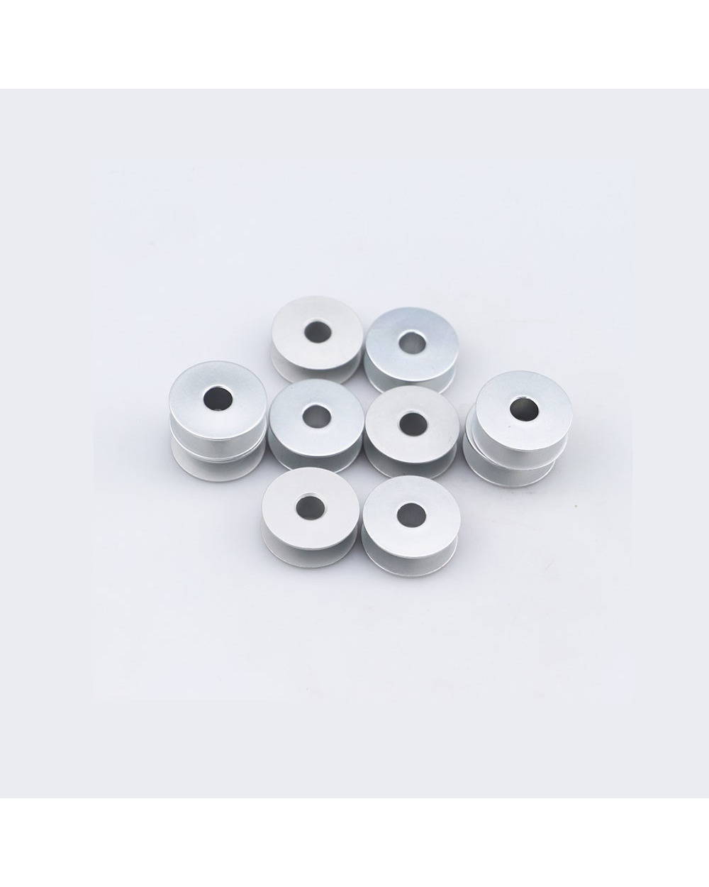20Pcs/Lot Industrial Sewing Machine Bobbin Bobbin Sewing Machine Aluminum Bobbin front-1