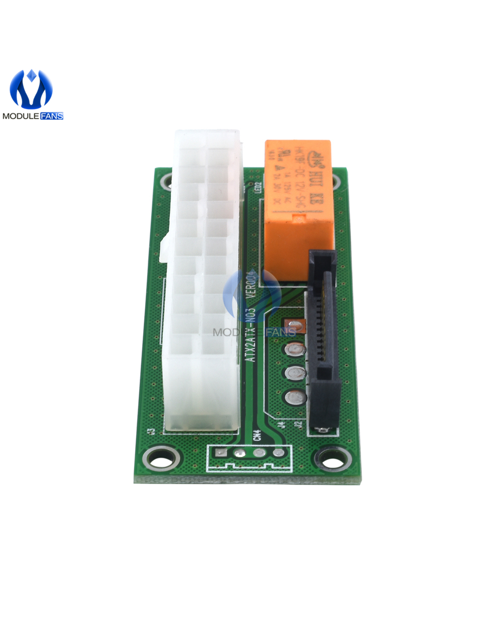 Atx To Sata Molex 24Pin 24P Power Supply Connector Adapter Triple Relay Add2psu Sync Synchronous Starter Extender Cable front-5