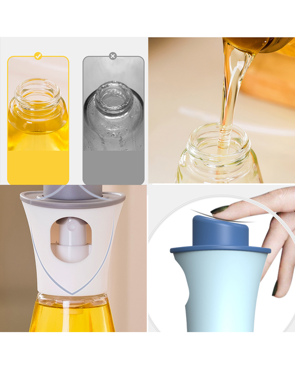 Kitchen Barbeque Oil Sprayer Bottle Pump Oil Pot Leak-Proof Grill Cooking For Bbq Sprayer Dispenser Cookware Tools Accr front-4