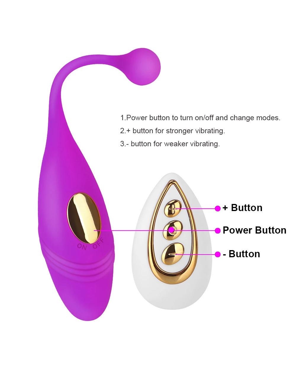 Clitoris stimulator Vaginal Vibrator- INTOYMENTS front-2