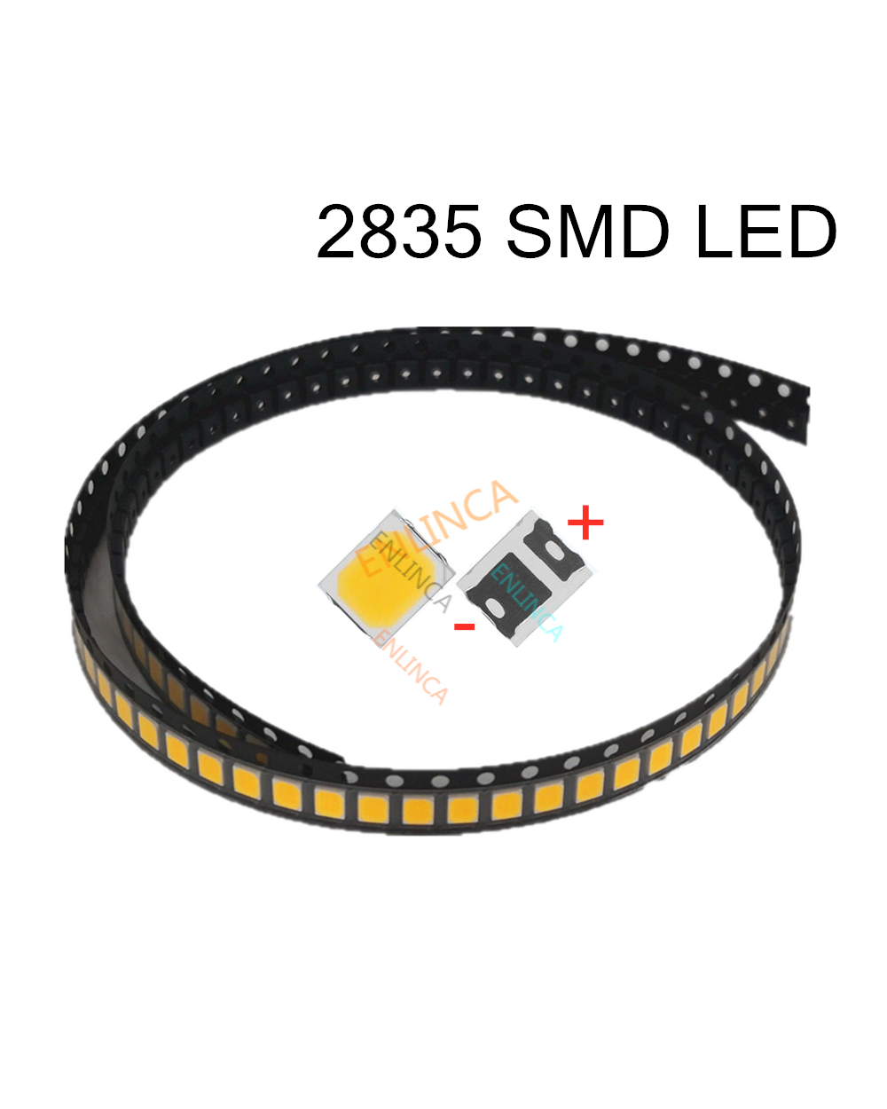 200Pcs/Lot 2835 Smd Pure White / Natural White / Warm White / Cool White Led 23-26Lm Bright Lamp Beads Light Emitting D front-0