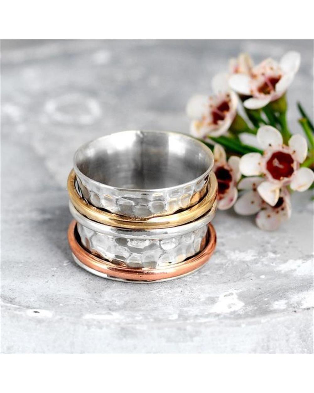 Bohemian Natural Stone Rings For Women front-2