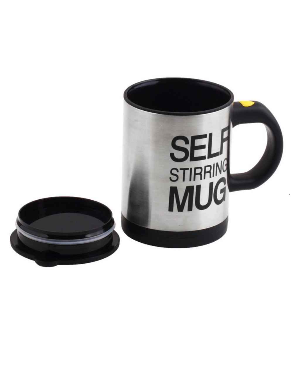 400ML Self Stirring Mug Stainless Steel mix Coffee tea Cup with Lid Automatic Electric Lazy front-2