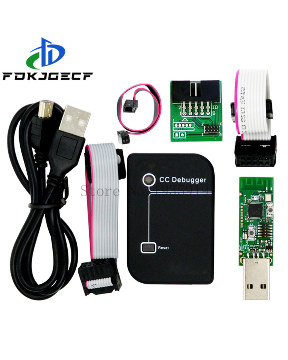 Cc Debugger Zigbee Emulator Cc2531 Cc2540 Sniffer Wireless Board Bluetooth 4.0 Dongle Capture Usb Programmer Downloader front-0