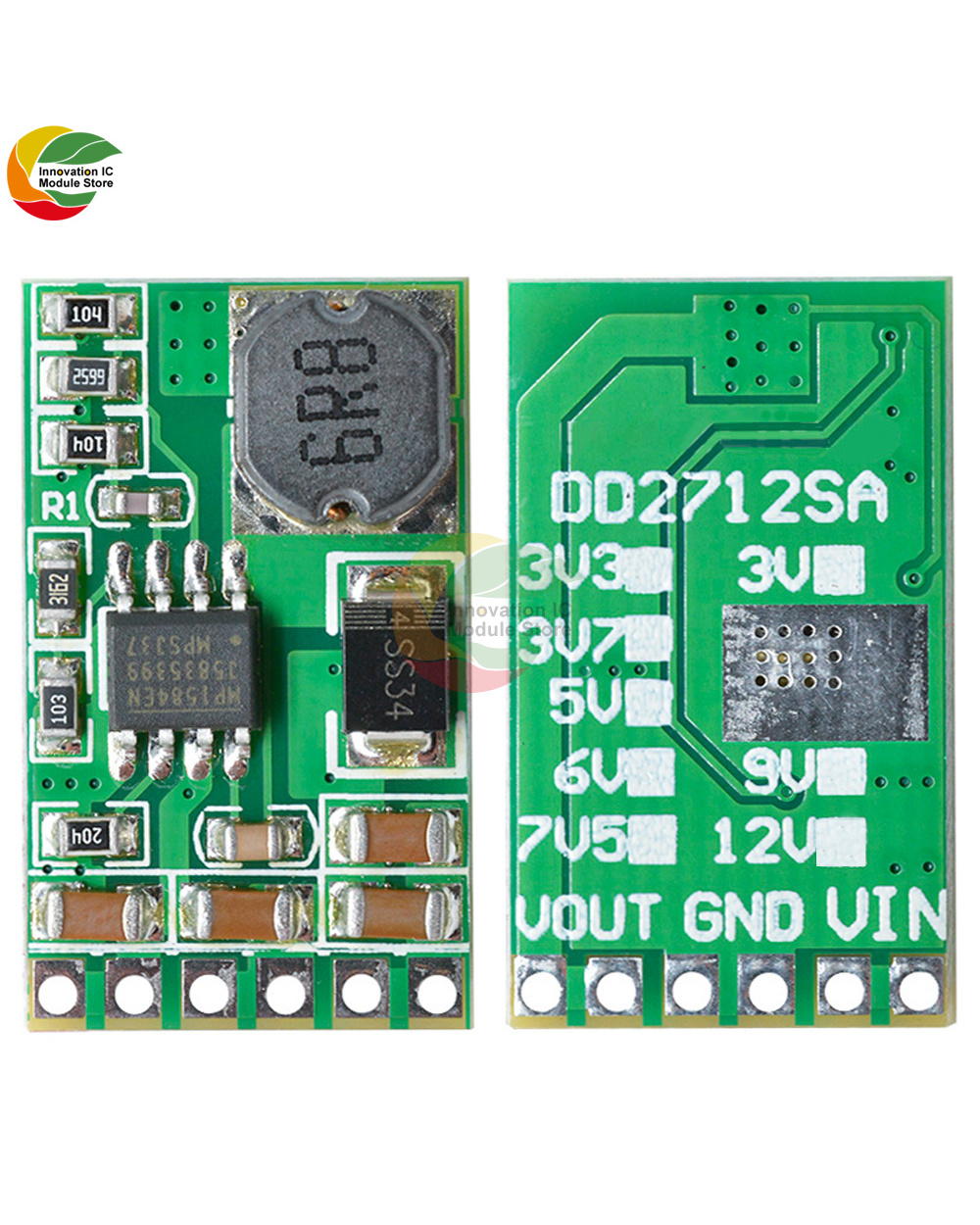 3.5A Dc-Dc Converter Module Buck Step-Down Regulator Board 4.5V-27V To 3V 3.3V 3.7V 5V 6V 7.5 9V 12V Step-Down Converte front-2