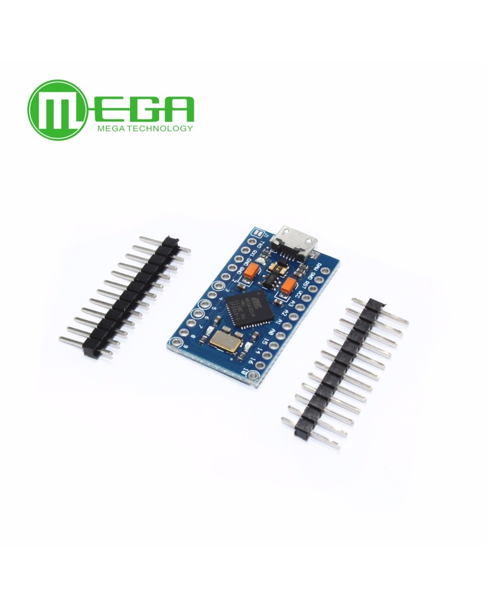 Pro Micro Atmega32u4 5V/16Mhz Module With 2 Row Pin Header Mini Usb Micro Usb For Arduino front-1