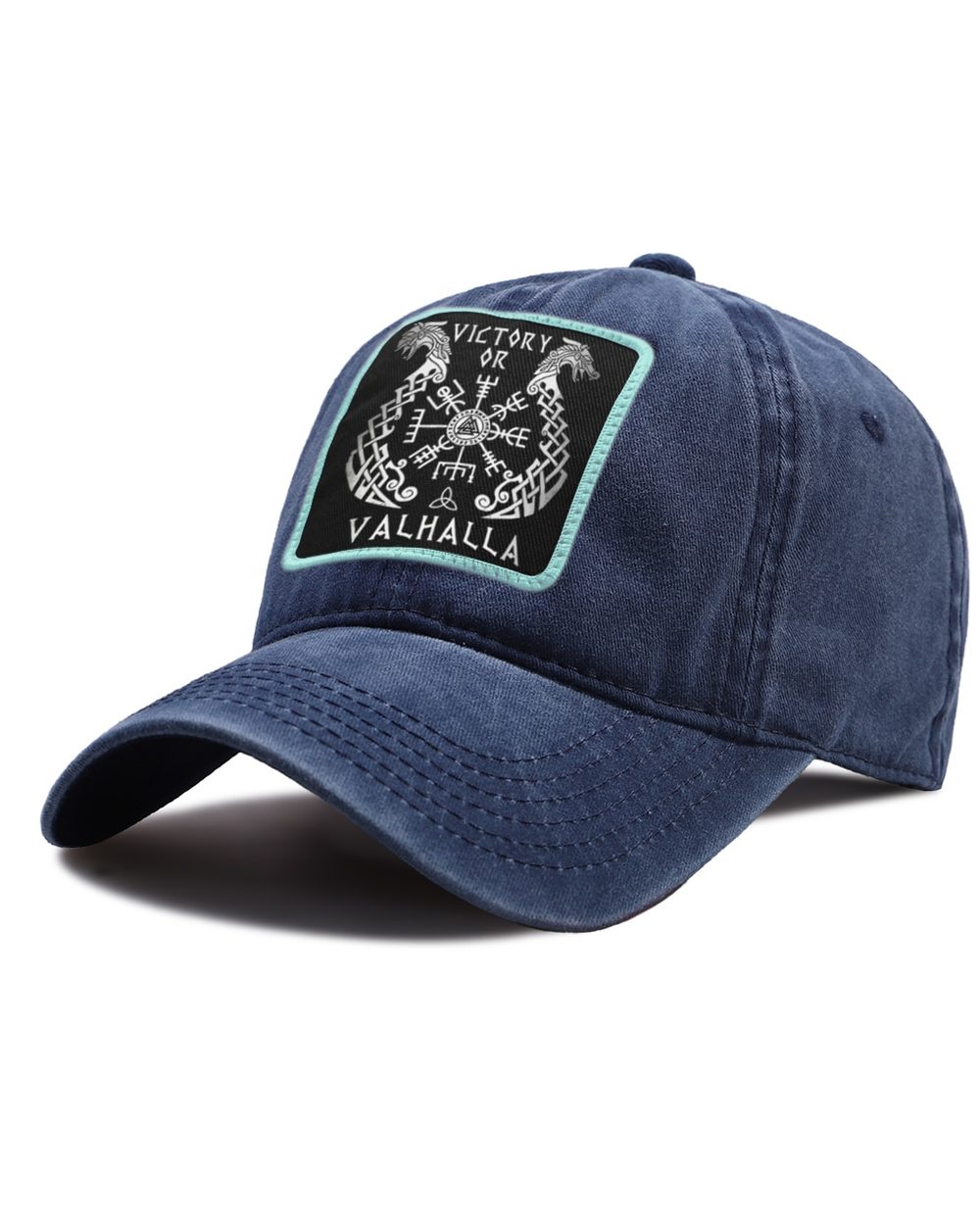 Vikings Print Harajuku Baseball Caps Casual Men Snapback Hat Summer Cotton Outdoor Riding Hats Sun Shade Sports Basebal front-0