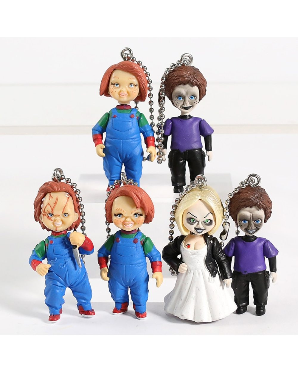 Child's Play Chucky Bride Son Doll Key B 1set(5pcs) A 1set(6pcs) Model Toy Gifts front-2
