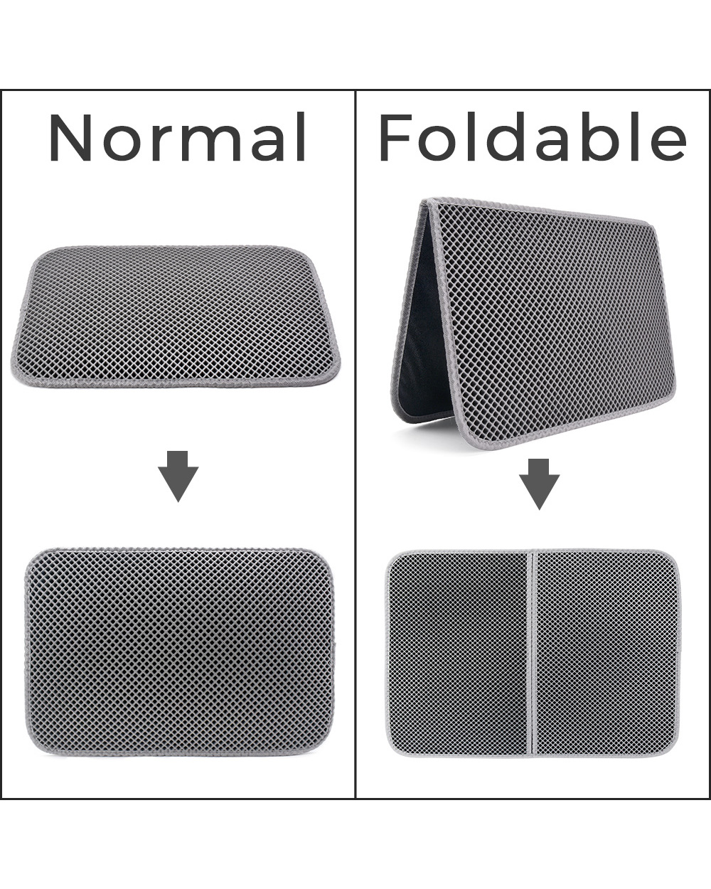 Pet Cat Litter Mat Double Layer Waterproof Litter Cat Bed Pads For Cats front-4