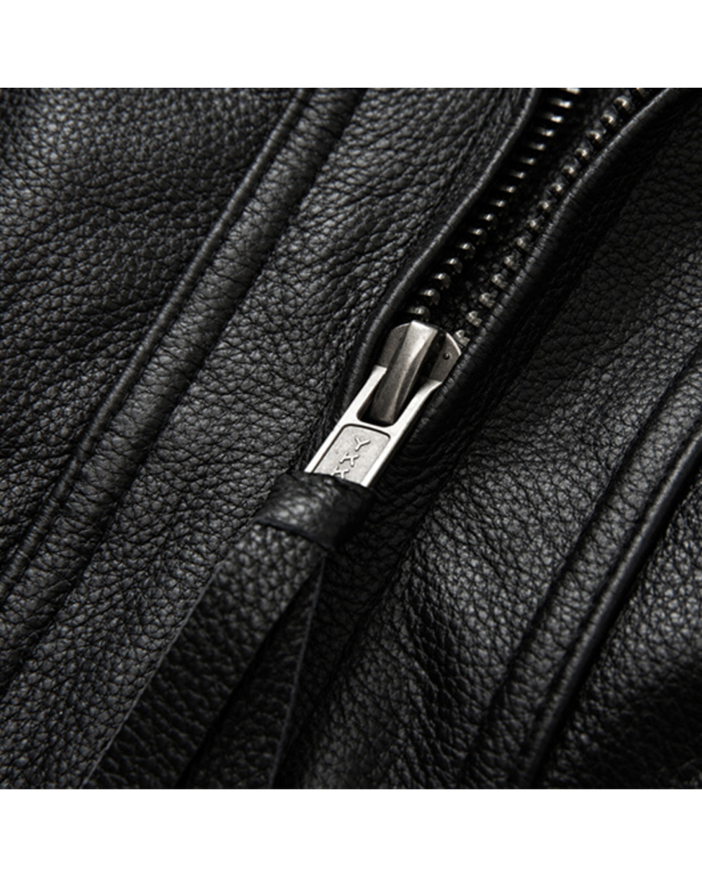 Motorcycle Causal Vintage Leather Coat Men Autumn Outfit Fashion Biker Pocket Design Top Layer Cow Leather Jacket front-4