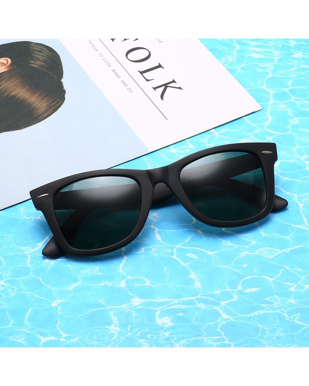 2022 Luxury Polarized Sunglasses Men Women Fashion Square Male Sun Glasses Vintage Driving Fishing Eyeglasses Shades Uv front-1
