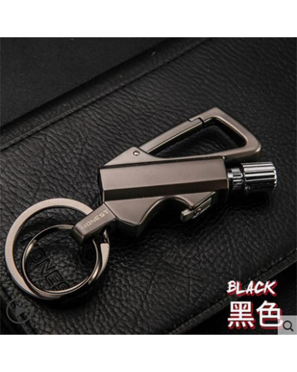 Honest Carabiner Permanent Match Lighter Striker Waterproof Outdoor front-3