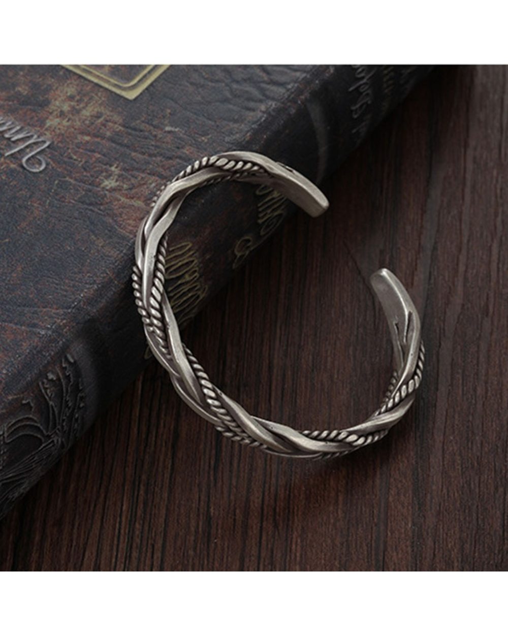 Bracelet Neutral Retro Native Original Handmade Exquisite Unique Opening front-3