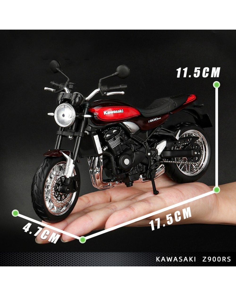 1:12 Diecast Motorcycle Model Toy i Z900RS Replica gift birthday gift christmas gift Collection front-2