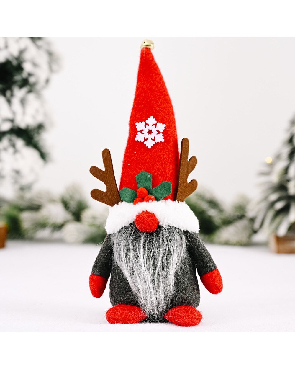 New Christmas Antlers Faceless Gnome Santa Tulip Rudolph Doll Decoration For Home Pendant Gifts Ornaments Party Supplies front-5