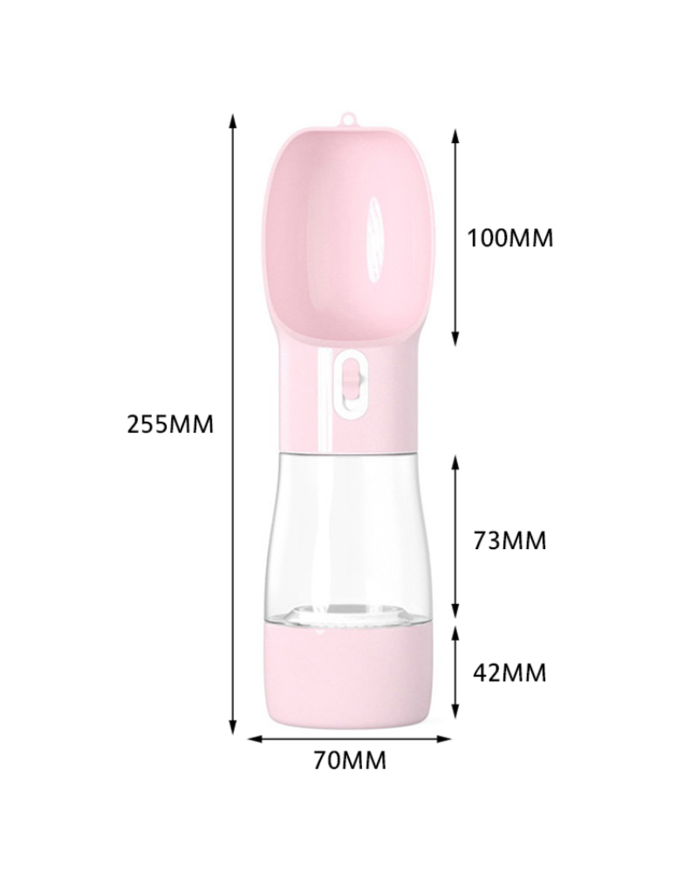 Portable Pet Dog Water Bottle For Dogs Multifunction Dog Food Water Feeder Drinking Bowl Puppy Cat Water Dispenser Pet front-3