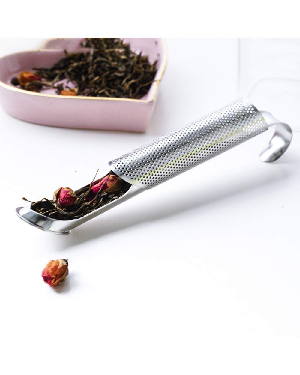 Tea Diffuser Strainer Stainless Steel Infuser Pipe Filter front-0