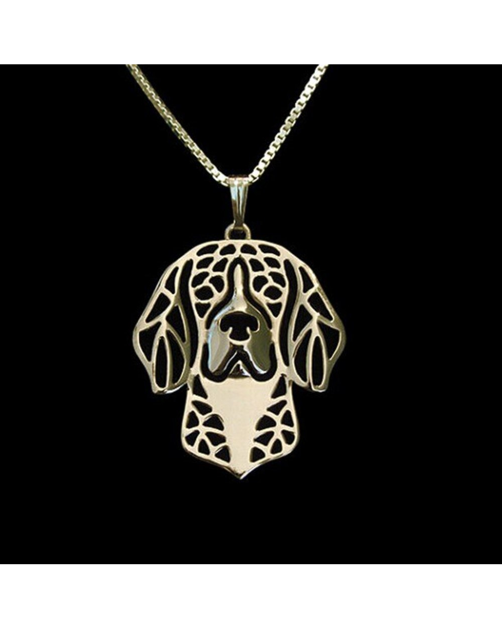 Beagle Dog Necklace front-1