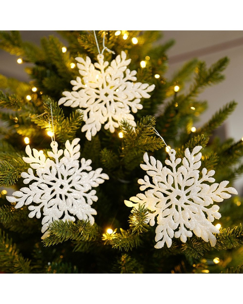 Christmas Tree Pendant White Pendant Cartoon Feather Elf Owl Merry Christmas Decoration For Home Xmas Gifts Ornaments front-2