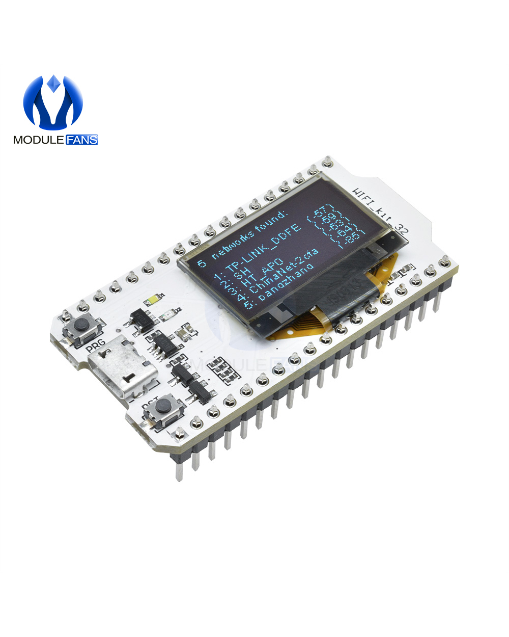 Esp32 0.96 Inch Blue Oled Digital Display Bluetooth Wifi Kit 32 Module Cp2102 Internet Development Board For Arduino front-0