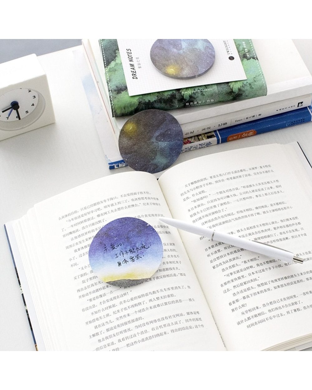Creative Natural Dream planet Series Self-Adhesive Memo Pad Sticky Notes Bookmark School Office Supply front-1