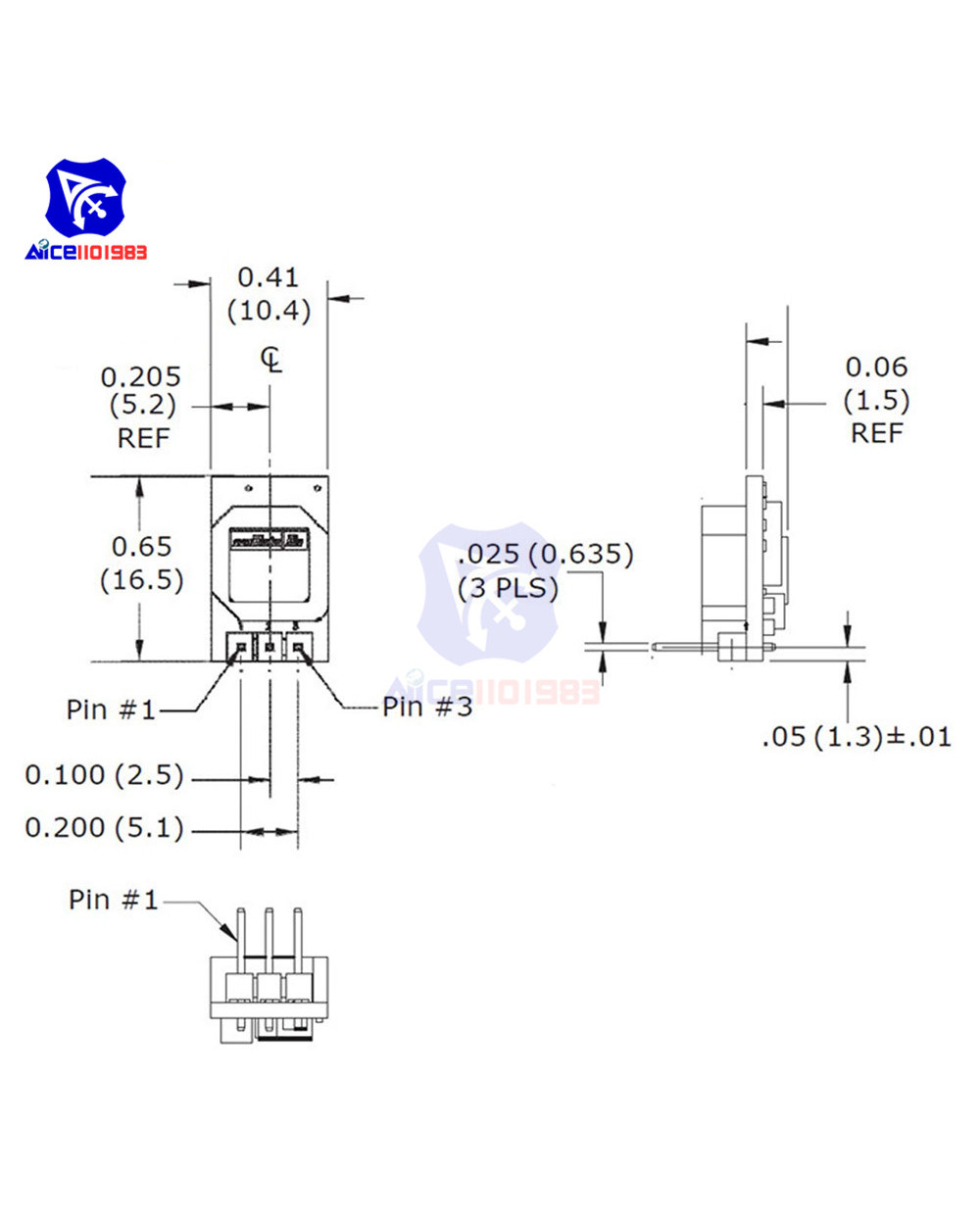 Mp1584en Dc-Dc Mini Step Down Buck Boost Converters Power Supply Module Dc 3.3V 4V 5V front-2