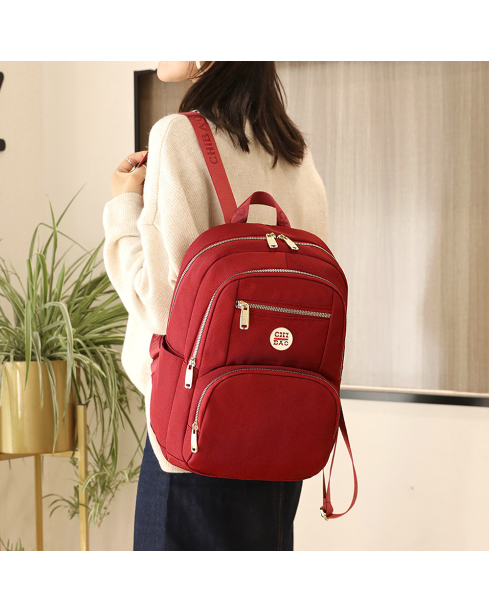 Vento Marea Travel Women Backpack Casual Waterproof Youth Lady Bag Female Large Capacity Shoulder Bag 2020 New A4 Paper front-1
