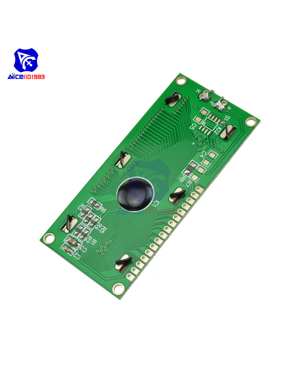 Diymore 1601 Lcd Display 16X1 Character Digital Lcd Module Lcm Stn Splc780d Ks0066 For Arduino R3 3D Printer 5V front-1