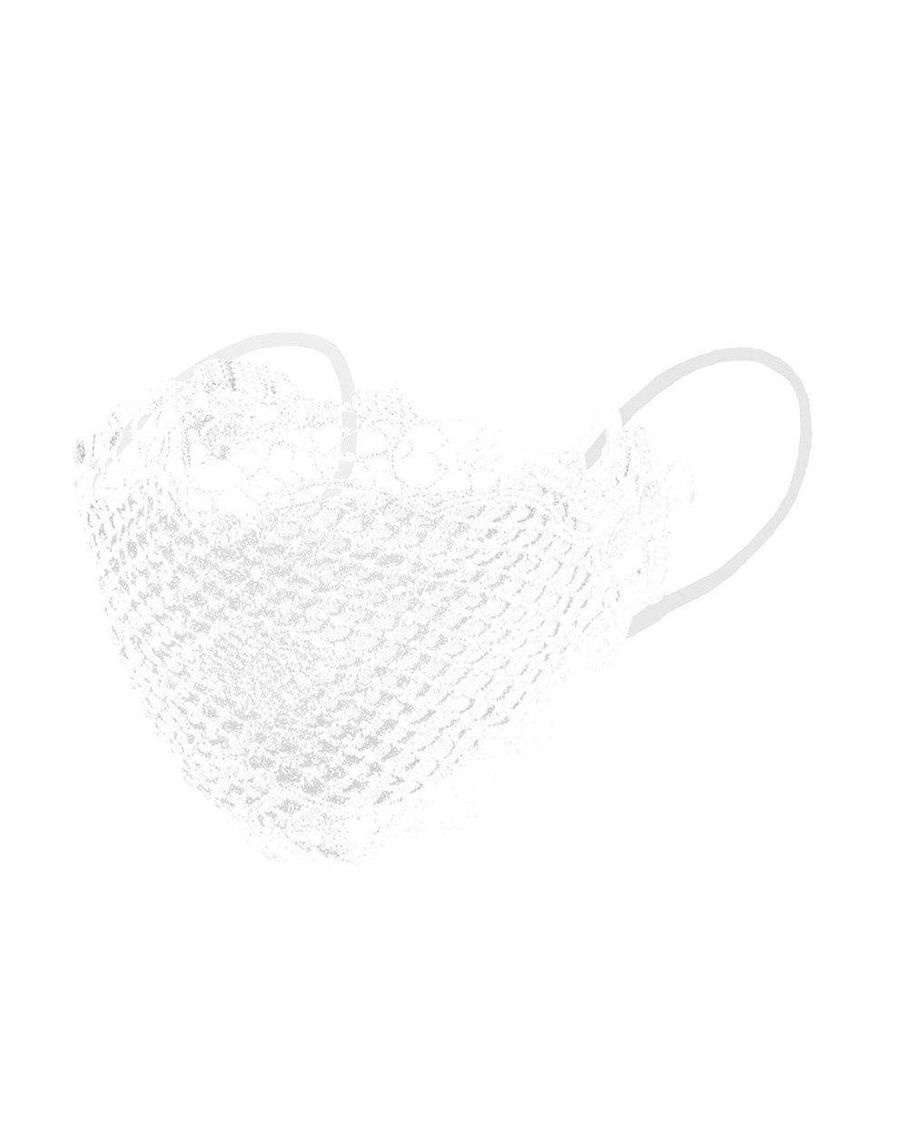Breathable Lace Face Mask front-2