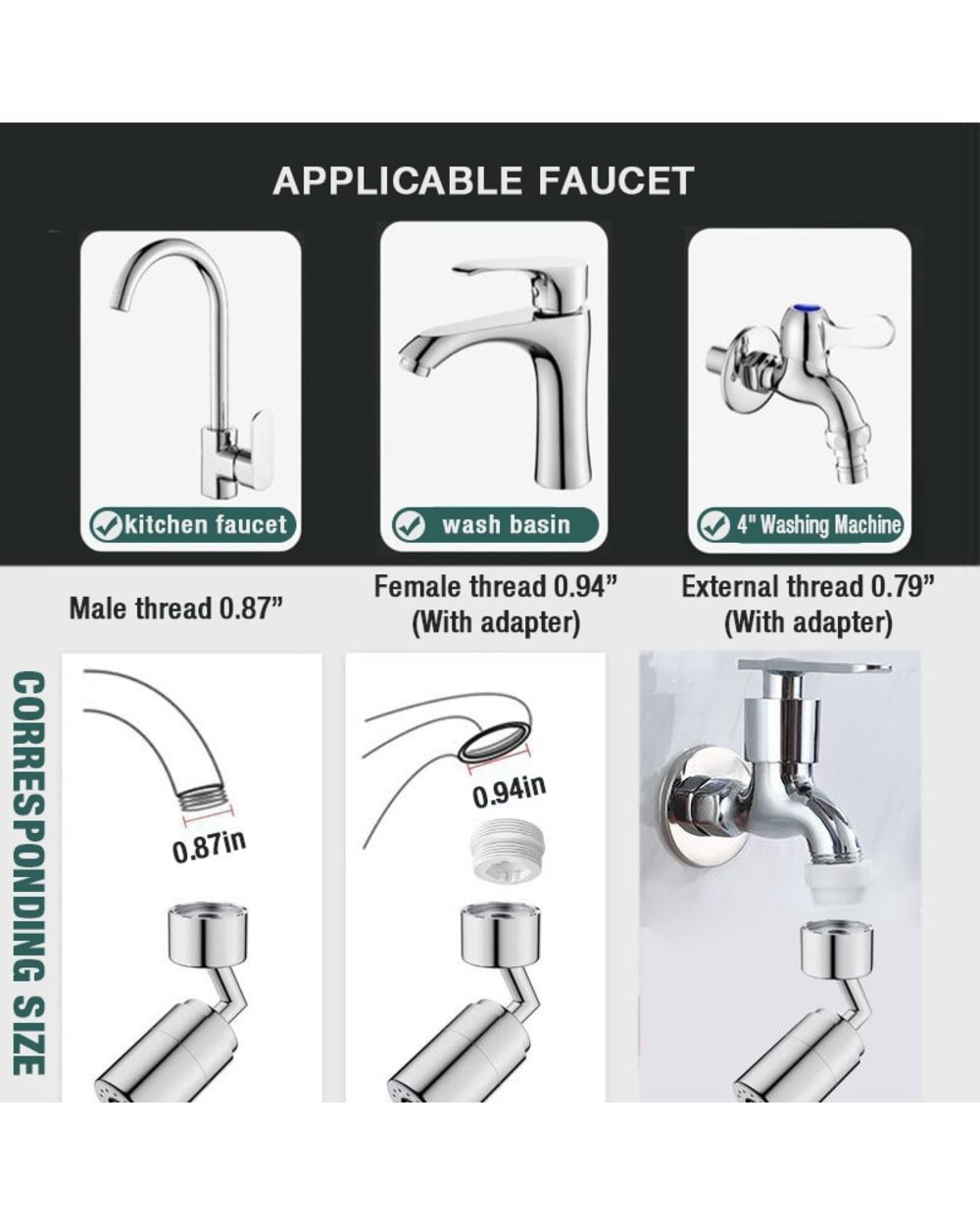 Rotating Robotic Arm Faucet front-3