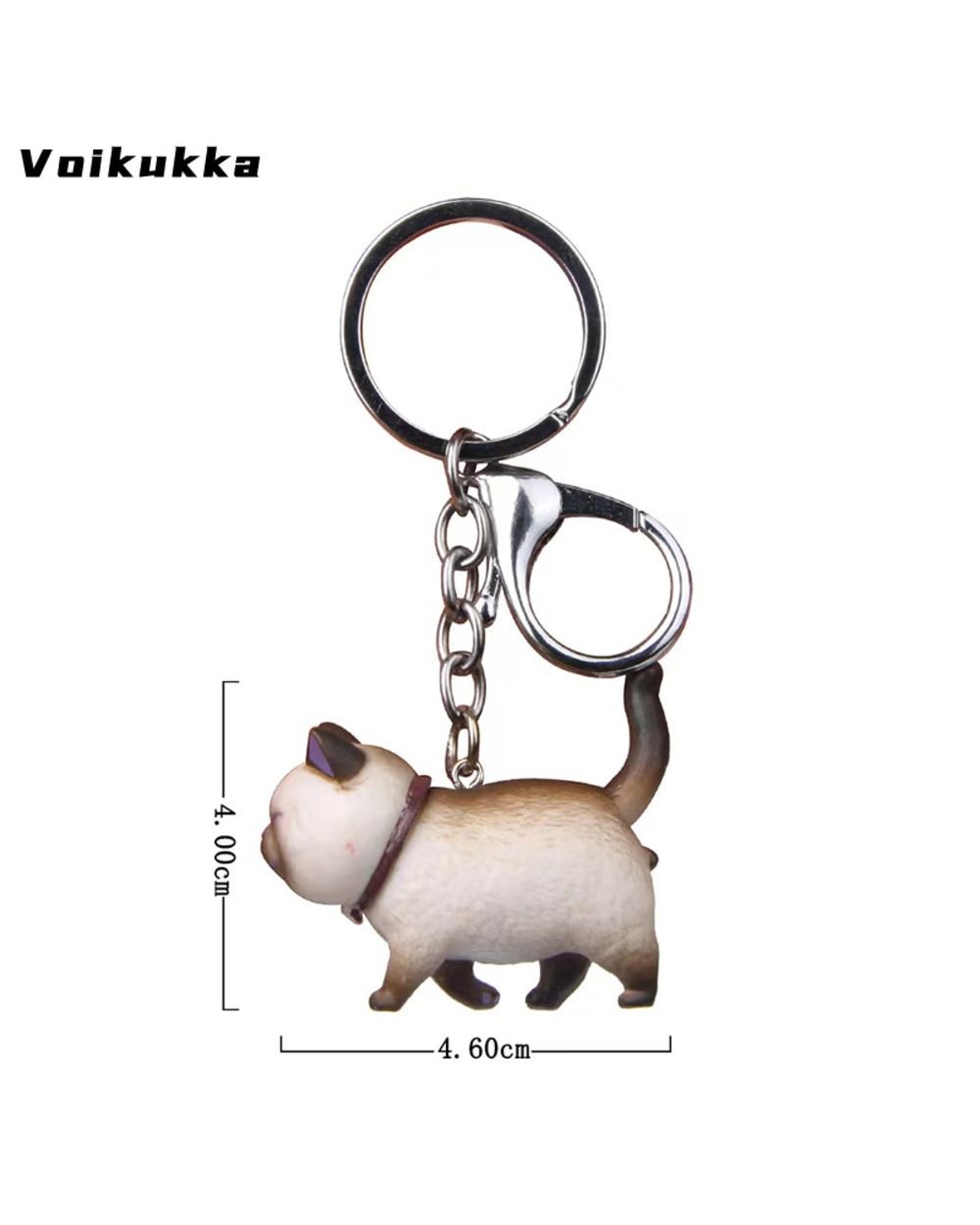 Ragdoll Cat Bag Pendant Lovely Car Key Keychain Charms For Ladies Men Women Gifts Accessories front-2