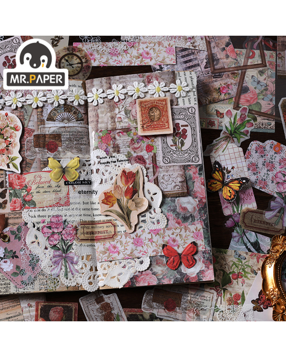 Mr.Paper 4 Design Infeel.Me Changfeng Messenger Series Material Pack Pet Creative Stationery Decoration Diy Material Pa front-3