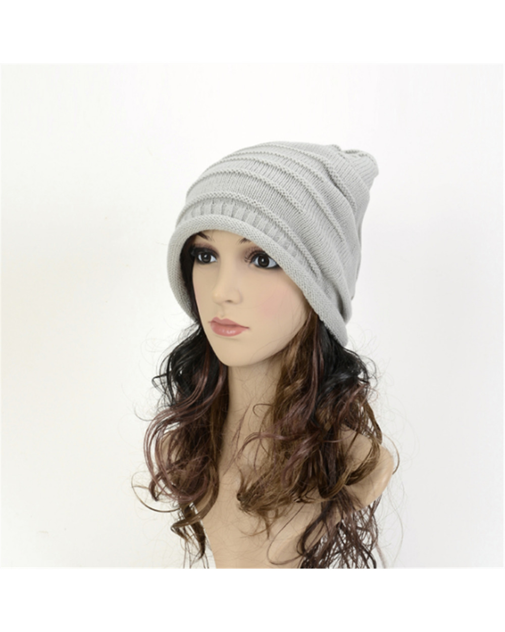 Protect Yourself From The Cold Winter With This Stylish Oversized Slouch Hat front-3