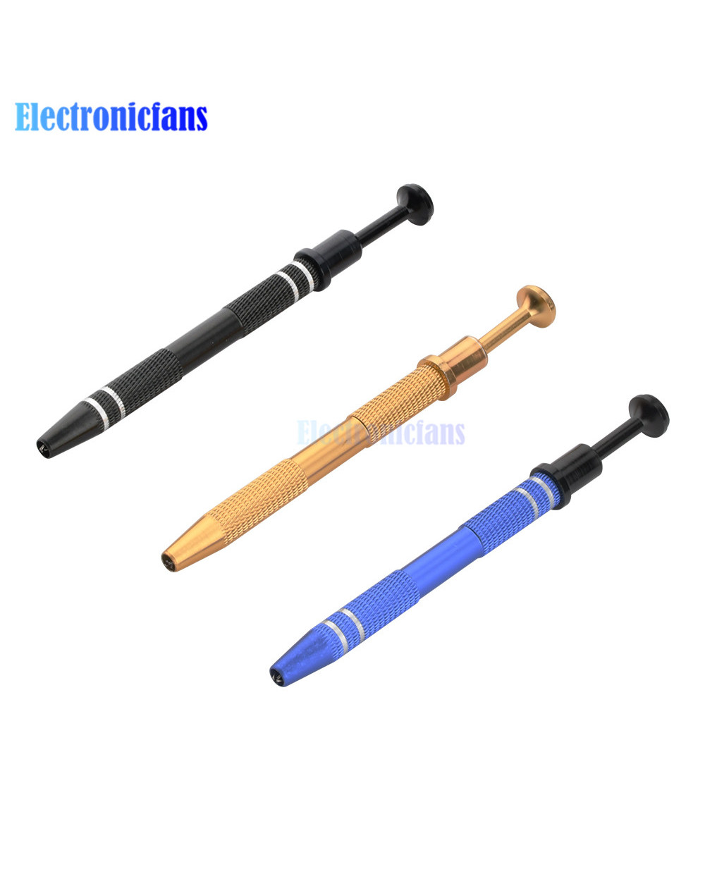 Metal Four Claw Hold Tool Ic Extractor Pickup Bga Chip Picker Patch Ic Suck Pen Electronic Component Grabber Repair Too front-0