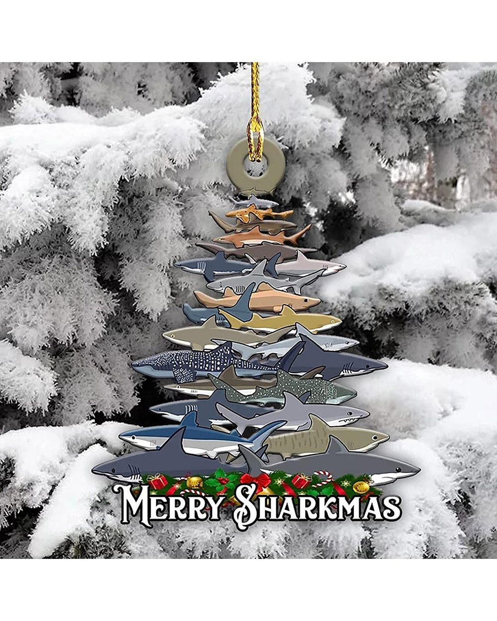 Christmas Wooden Pendants Xmas Tree Hanging Ornaments Merry Christmas Decor for Home 2022 Wood Crafts For Decorations front-5