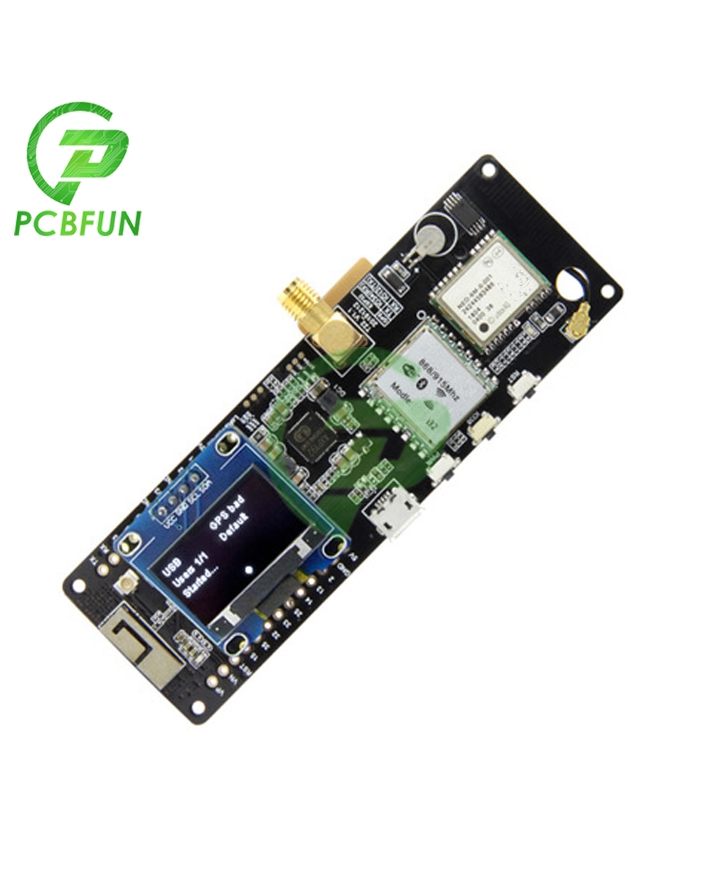 T-Beam Esp32 433/868/915/923Mhz Wifi Wireless Bluetooth Module Esp 32 Gps Neo-6M For Sma Lora 32 18650 Battery Holder W front-4