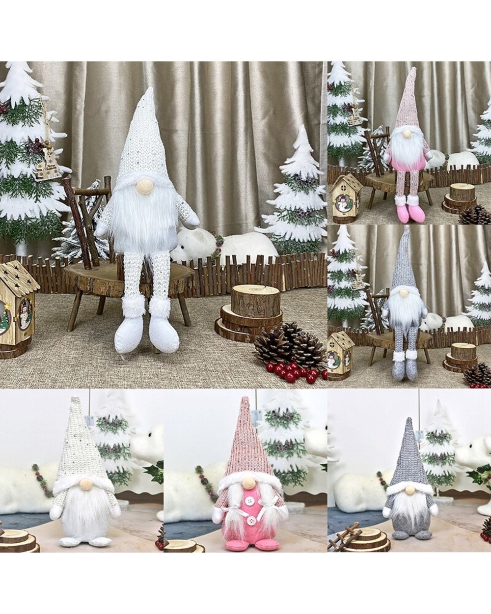 Merry Christmas Doll Box Ornaments Christmas Decorations For Home Christmas Tree Navidad 2022 New Year Gifts Xmas Noel front-5