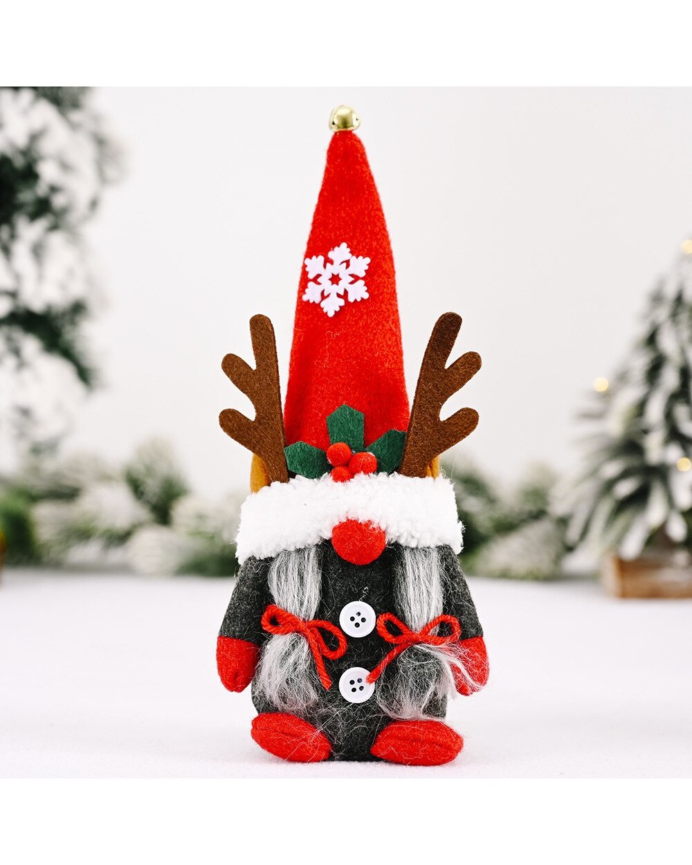New Christmas Antlers Faceless Gnome Santa Tulip Rudolph Doll Decoration For Home Pendant Gifts Ornaments Party Supplies front-4