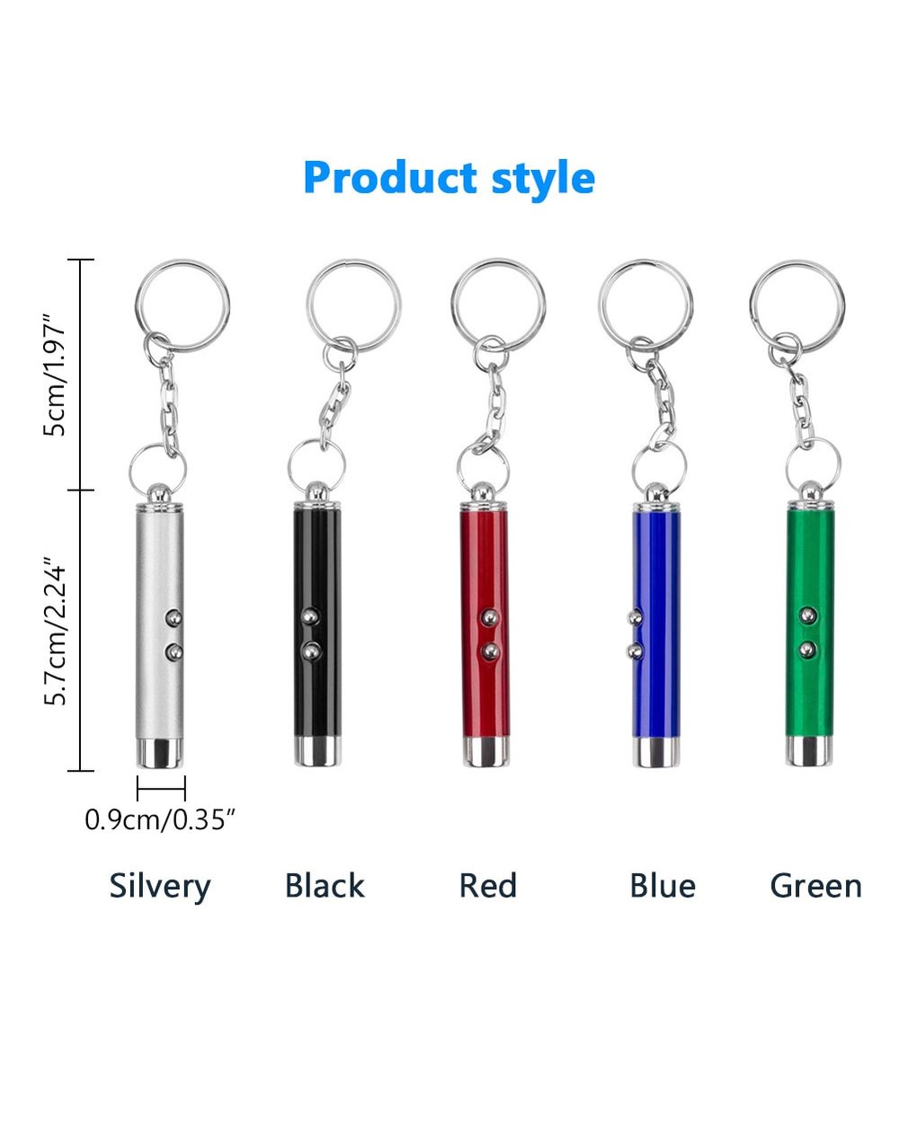 Mini Cat Dog Fun Pointer Red Light Laser front-2
