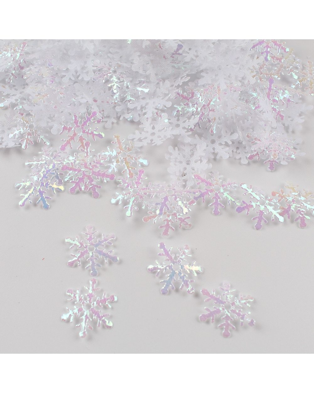 300pcs Christmas Snowflakes Confetti Artificial Snow Decoration Xmas Tree Ornaments Winter Wonderland Noel Home Party front-1