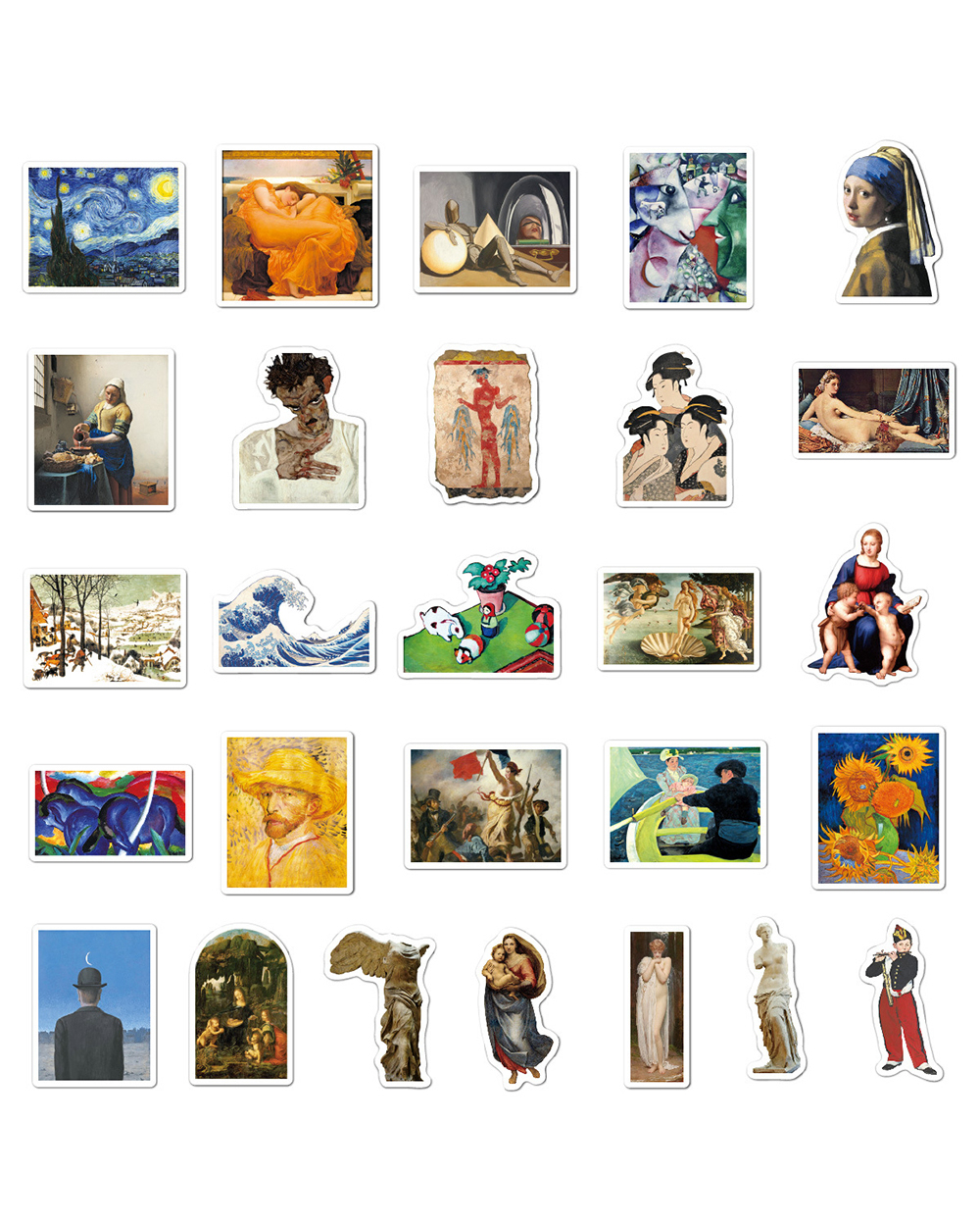10/30/52PCS World Artist Work David Aesthetic Stickers DIY Travel Luggage Guitar Fridge Laptop Cool Graffiti Sticker front-2