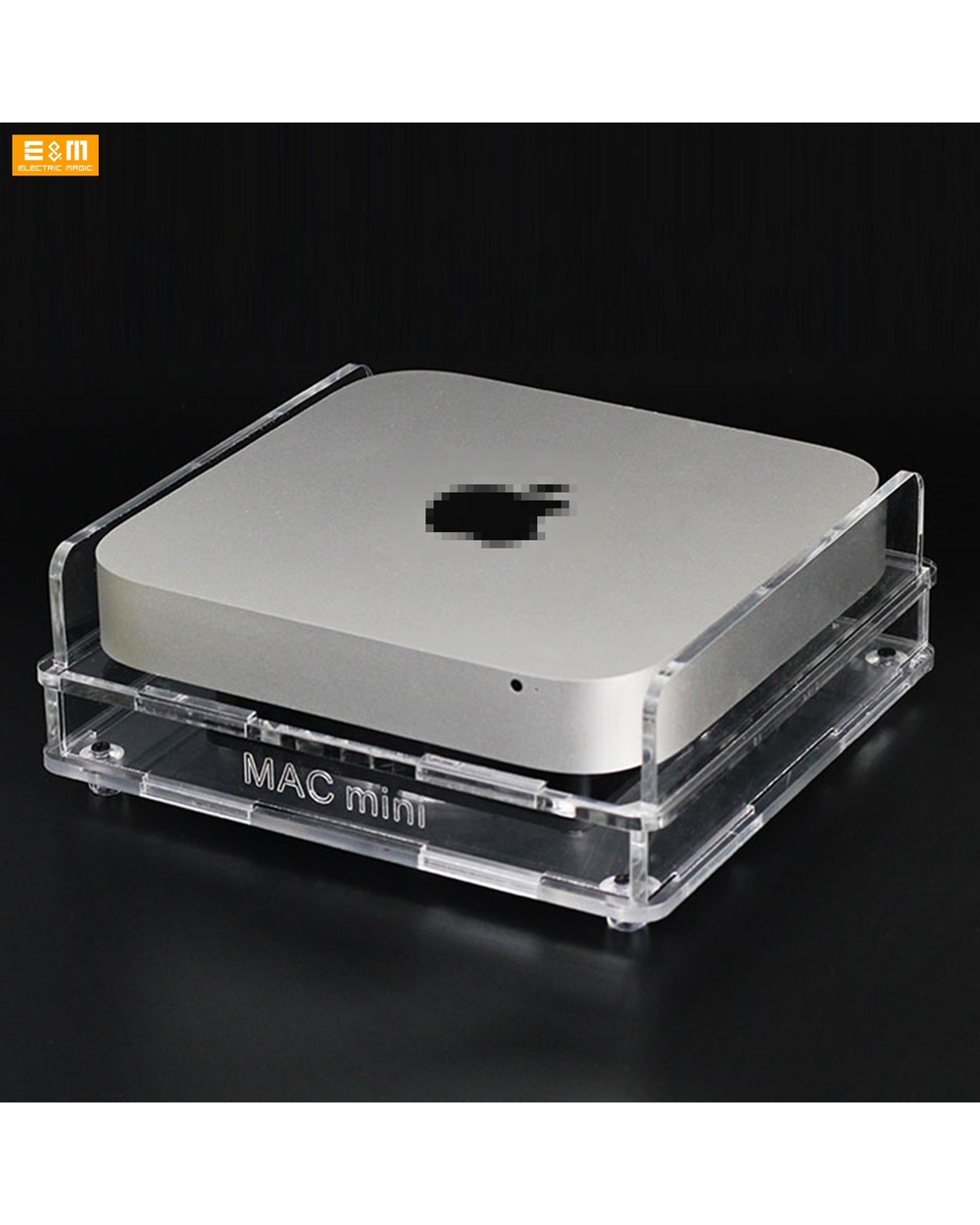 Cooling Fan Stand For Mac Mini Radiator Overclock Base Frame With 14Cm Adjustable Speed Silent Fan Summer Dissipation front-1