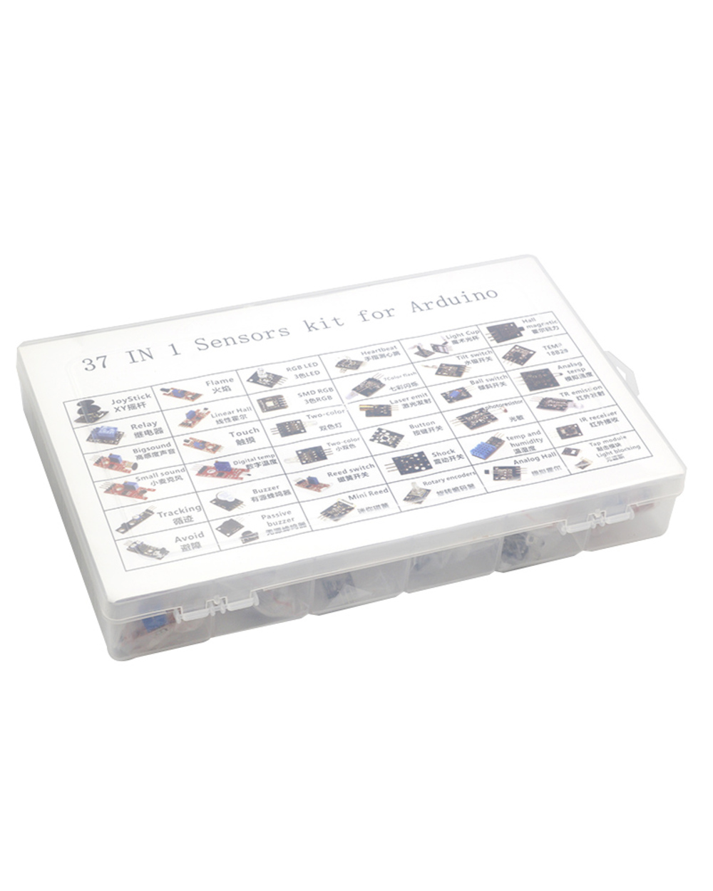 For Arduino 45 In 1 Sensors Modules Starter Kit Better Than 37In1 Sensor Kit 37 In 1 Sensor Kit Uno R3 Mega2560 front-2