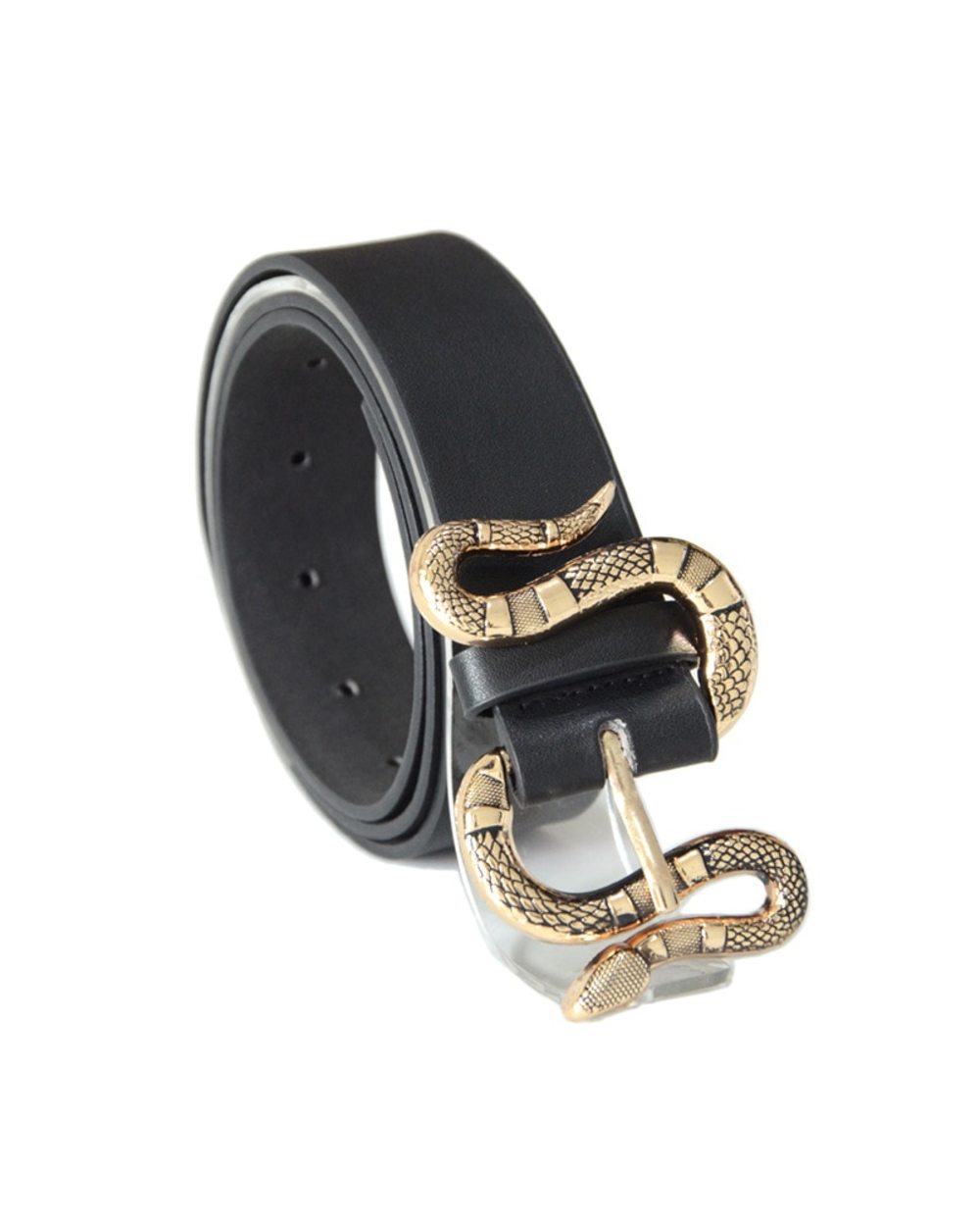 Designer Belts For Women High Quality Luxury Brand Shinny Rhinestone Snake Buckle Pu Leather Belt Ladies Jeans front-3