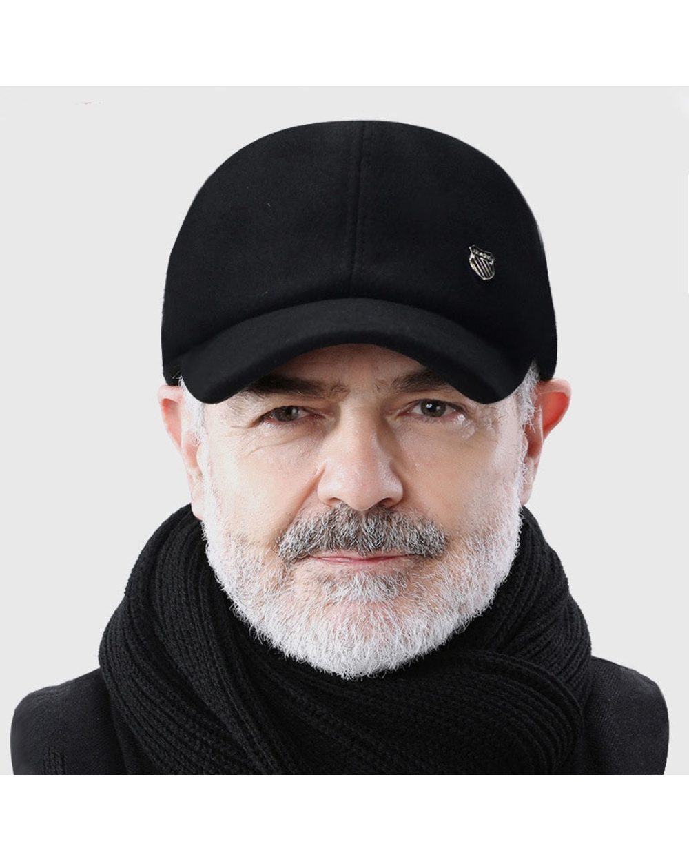 2021 Winter Plush Thickened Ear Protection Baseball Caps For Men Outdoor Cold Warm Dad Hat Adjustable With Earmuffs Des front-1